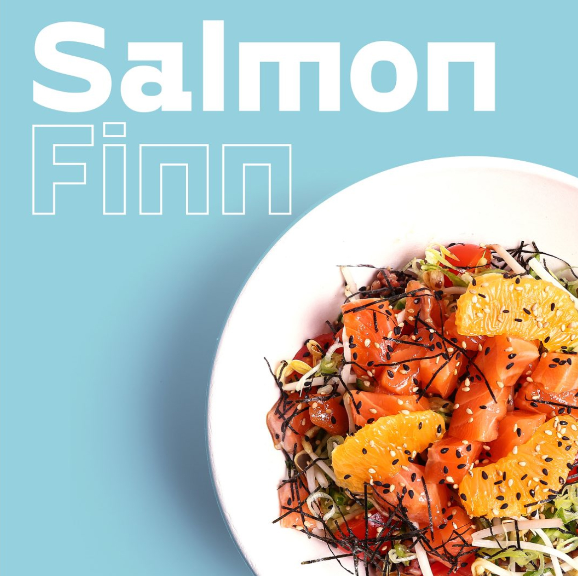 Salmon Finn Poke Bowl